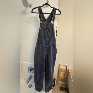 Old Navy faded black Denim Overalls